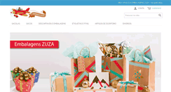 Desktop Screenshot of embalagenszuza.com.br